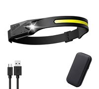 OALYGEI ArkenLite LED Headlamp,Arkenx Lampe Frontale 230° Rechargeable USB Motion Sensor, IPX4 Waterproof Ultra-Light Headlamp for Hiking, DIY, Camping, Fishing (1 pc)