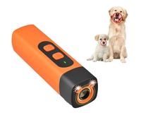 Oamger Anti Aboiement Chien, Anti Aboiement Chien Ultrason Puissant, Portée De 8 m, Dispositif Anti-Aboiements à Ultrasons Rechargeable Portable avec Lampe Torche LED (1 Article)