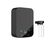 Oamger Diffuseur d'Huiles Essentielles Bluetooth et Wi-Fi, Désodorisant Professionnel, pour Aromathérapie, Maison, Bureau, Spa, Magasins, Noir, Plastique, 150 ml, 300m³