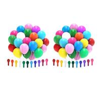 Oamwrae 110 Pièces Ballons Anniversaire Multicolores, 12 Pouces Ballons de Baudruche, Ballon Helium pour Decoration Anniversaire, Remise de Diplôme, Baby Shower, Mariage (Lot de 2)