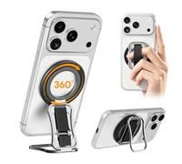 OANDYS Poignée magnétique de téléphone pour Mag-Safe, anneau de support | Support magnétique de 1,65 kg, rotation à 360°, boucle de doigt, sangle en nylon, poignée pour selfie