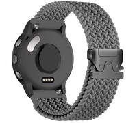 Oanux Bracelet de sport élastique en nylon tressé extensible 18 mm compatible avec Garmin Venu 3S/Venu 4 41 mm/Vivoactive 4S/Vivomove 3S/Venu 2S/Forerunner 255S 265S, boucle parachute, bracelet de