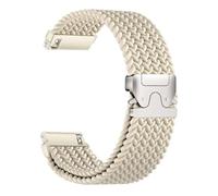 Oanux Bracelet de sport élastique en nylon tressé extensible 18 mm compatible avec Garmin Venu 3S/Venu 4 41 mm/Vivoactive 4S/Vivomove 3S/Venu 2S/Forerunner 255S 265S, boucle parachute, bracelet de