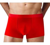 Oanviso Boxer Caleçons pour Hommes Ultra-Doux Modal Caleçon Boxeur Élastiques sous-vêtements en Modal Coupe Dimensionnelle Confortable Boxer Caleçons avec Intérieur en Mesh Respirant A Rouge XL