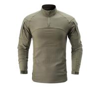 Oanviso Camouflage Hauts Vestes pour Homme Chaud Shirt sans Capuche pour des Sports Sweaters Softshell Pulls Tactique Airsoft Militaire Automne Le Travail A Armée Verte XL