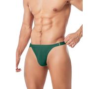 Oanviso Maillot de Bain Homme Slip Piscine Sexy Mini Slips de Bain Taille Basse Short de Natation Swim Bas Bikini String Briefs Plage Surf