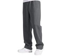 Oanviso Pantalon de Survêtement Homme Couleur Solide Jogging Pantalon Décontracté Pantalons de Sport Pantalon de Training avec Poches Pantalon de Cylindre Droit Idéal pour Quotidien A Gris Foncé S