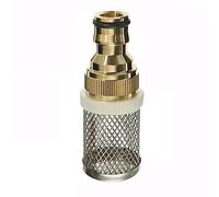 OAOAO Filtre à Eau for Pompe à Eau, Filtre à Eau en Ligne, Filtre for Tuyau de 16 mm, crépine en Laiton, Maille en Acier Inoxydable, Irrigation de Jardin for Lave-Auto, 1 pièce(1/2")