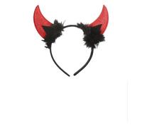 OAOSDH 1 Morceau De Bandeau De Corne Démon, Autocollants pour Le Visage en 2 Pièces, Bandeau Élé De Personnalité, Kit De Décoration De Fête De Vacances De Performance.