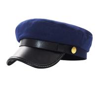 OAOSDH 1 Morceau De Béret Élé, Rétro Et Élé, Haut De Gamme À Parterres De Soleil Et Bord Court, Confortable Et Respirant, Casquette De Baseball Classique, Accessoires De Vêtements De Conducteur.
