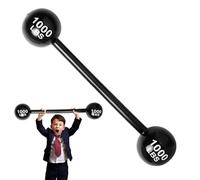 OAOSDH 1 Morceau De Jouet Gonflable D'Haltères, Jouets Haltères Simulés, Accessoires De Performance pour Enfants, Jouets Gonflables Créatifs, Accessoires De Décoration De Fête.