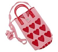 OAOSDH 1 Morceau De Sac Imprimé Amoureux, Sac À Bandoulière Mignon, Sac À Bandoulière À La Mode, Mini Sac À Bandoulière, Sac De Téléphonie Mobile Portable.