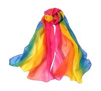 OAOSDH 1 Morceau D'Écharpe En Soie Colorée, Écharpe En Soie Rectangulaire, Écharpe En Soie Décorative, Écharpe De Plage, Écharpe En Soie Douce Et Mince.