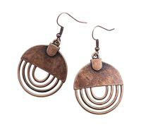 OAOSDH 1 Paire De Boucles d'oreilles Rondes, Boho, Rétro, Métal, Simples Et Polyvalentes.