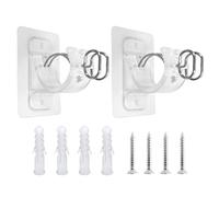 OAOSDH 1 Paire De Supports À Canne À Rideaux, Supports Transparents, Supports Auto-Adhésifs, Accessoires De Maison, Supports Réglables.