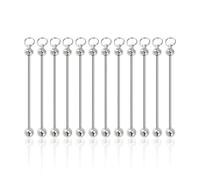 OAOSDH 12 Morceaux De Poteaux Perlés, Matériaux De Pendentif Bricolage, Accessoires De Fabrication De Trousses, Fabrication De Bijoux.