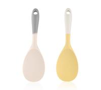 OAOSDH 2 Morceaux De Cuillère De Riz en Silicone, Cuillère À Riz À Haute Température, Cuillère De Riz Durable, Outils De Cuisine, Cuillère À Mélange, Accessoires De Cuisson.