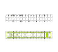 OAOSDH 2 Morceaux De Souverain Patchwork De Vêtements, Outils De Couture, Règle De Couture en Acrylique, Outils De Mesure, Règle De Couture Durable.