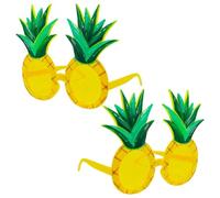 OAOSDH 2 Morceaux De Verres D'Ananas, des Verres De Fruits Drôles Créatifs, des Accessoires De Plage Amusants, Une Décoration De Fête De Carnaval Hawaïen.