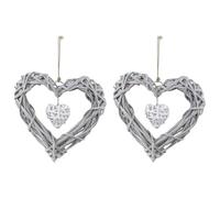 OAOSDH 2 Morceaux D'Ornements Suspendus en Forme De Cœur, Ornements Suspendus D'Artisanat, Ornements Suspendus Créatifs, Décoration De La Maison, Ornements Suspendus Simples Et Polyvalents.