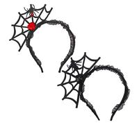 OAOSDH 2 Pièces De Bande Web D'Araignée, Accessoires De Cheveux Créatifs, Bandeau De Personnalité Rétro, Bandeau Drôle, Accessoires De Costumes De Fête, Accessoires De Rôle.