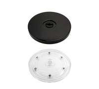 OAOSDH 2 Pièces Round Plastic Display Stand, Ornement Base, Stand Rotatif À 360 °, Accessoires De Maison.