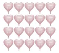OAOSDH 20 Morceaux De Ballons en Forme De Cœur Rose, Ballons en Papier D'Aluminium, Jolis Ballons Minimalistes, Ballons De Décoration De Fête.