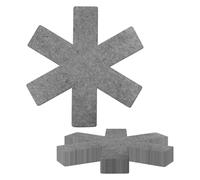 OAOSDH 20 Morceaux De Tapis De Pot en Feutre Gris, Tapis De Pot Isolée À La Chaleur, Tapis De Lieu Absorbant, Tapis De Place Antidérapant, Tapis De Protection en Pot, Fournitures De Cuisine.