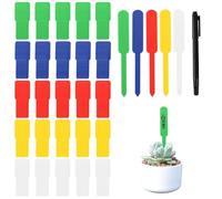 OAOSDH 250 Morceaux D'Étiquettes De Plantes Et 1 Morceau De Marqueur Noir, Étiquette en Plastique Étanche, Panneau en Pot, Accessoires De Jardinage.