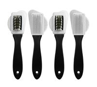 OAOSDH 4 Morceaux De Pinceau En Daim, Pinceau De Nettoyage À Bottes De Neige À Trois Côtés, Outil De Nettoyage De Chaussures En Daim, Accessoires De Nettoyage Créatifs Et Pratiques.