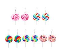 OAOSDH 5 Paires De Boucles d'oreilles en Forme De Sucette, Boucles d'oreilles Créatives, Boucles d'oreilles Amusantes Mignonnes, Boucles d'oreilles De Fête.