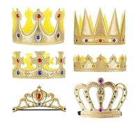 OAOSDH 6 Pièces De Diadème De La Couronne, Accessoires De Jeu De Rôle, Diadème Créatif, Accessoires De Costumes De Fête, Accessoires De Performance De Scène.