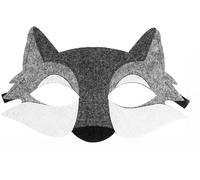 OAOSDH 6 Pièces De Masque De Loup, Masque en Feutre, Masque Animal De Dessins Animés, Accessoires De Rôle, Accessoires De Costumes De Performance.