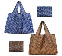 OAOSDH Sac de courses pliable et imperméable de grande capacité - Lot de 2