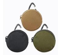 OAOSDH Sac De Rangement Rond De 3 Pièces, Mini Sac De Rangement, Sac De Rangement Portable, Sac De Collation pour Chien, Fournitures De Voyage en Plein Air.