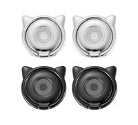 OAOSDH Stand De Téléphone Mobile en Forme De Chat en 4 Pièces, Support De Téléphone Mobile en Métal, Support De Téléphone Mobile Créatif, Support De Téléphone Mobile Rotatif À 360 °.