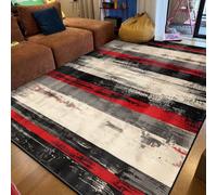 OAPOXU Tapis Abstrait Moderne, Grande Taille, Lavable et antidérapant, idéal pour Le Salon et la Chambre. Doux et Moelleux, il est Parfait pour la décoration intérieure (70 x 120 cm).