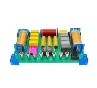 Oaqmvgin Audio Crossover 1000W 1 High 2 Low 3 voies pour KTV HiFi 75 cœurs | Construit avec un design à 75 cœurs, des noyaux en acier au silicium et des inducteurs haute température offrent un