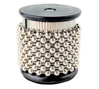 Oaqmvgin Cabasa Shaker Cabasa Kit d'accessoires haut de gamme 6,5 cm | Cabasa de qualité supérieure de 6,5 cm avec corps en plastique et perles métalliques offrant des rythmes texturés lumineux