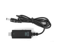 Oaqmvgin Convertisseur USB-C PD Boost 5 V-10 V vers 5 V-20 V 860 mm Câble | L'interface B est de type C à CC 5,5 x 2,5 mm, construite avec un boîtier en plastique + métal noir classique pour une