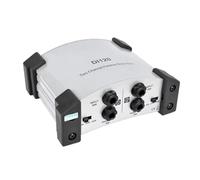 Oaqmvgin DI Box 2 canaux passifs Direct Box pour clavier et guitare Pro | Boîtier DI passif à deux canaux idéal pour clavier et guitare ; prend en charge la scène et le studio avec entrées 1/4 et