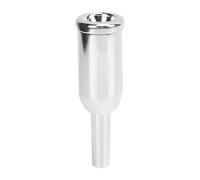 Oaqmvgin Embouchure de trompette plaqué argent 9,8 mm OD 4 1/2 Direct Fit | Ajustement direct pour un remplacement rapide ; aucun outil de 9,8 mm OD embouchure avec une projection plus riche et ciblée.
