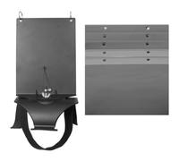Oaqmvgin Flûte Lyre pour Piccolo - Dossier à détachement rapide - Support | Le design compact et portable en ABS rend la Lyre facile à transporter, avec des joints pour les défilés en plein air et les