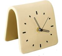 Oaqmvgin Horloge de bureau silencieuse pour chambre à coucher et bureau | Le mouvement de balayage silencieux élimine le bruit de tic-tac, ce qui le rend parfait pour les chambres
