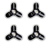 Oaqmvgin Kit Electronique DIY Gyroscope Doigt 24 LEDs + 3 Batterie Power | Idéal pour les amateurs d'électronique ; nécessite une soudure, un assemblage de circuit et une chorégraphie LED pilotée par