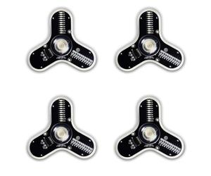 Oaqmvgin Kit Electronique DIY Gyroscope Doigt 24 LEDs + 3 Batterie Power | Idéal pour les amateurs d'électronique ; nécessite une soudure, un assemblage de circuit et une chorégraphie LED pilotée par