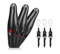Oaqmvgin Lot de 3 sifflets électroniques sans USB pour remplacer les piles | Lot de 3 modèles avec piles remplaçables, pas besoin d'USB ; prêt en quelques instants pour les salles de t les