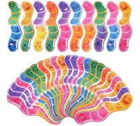 Oaqmvgin Marque-pages pour enfants - 100 marque-pages en vrac avec | Lot de 100 marque-pages compacts de 5 x 15 cm en 10 couleurs ; papier robuste qui adhère fermement aux pages