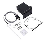 Oaqmvgin Micro de guitare 2 bandes EQ Aeq-2T avec médiator et montage | Nécessite une pile 9 V, non incluse ; égaliseur à 2 bandes pour une mise en forme de tonalité sans alimentation externe