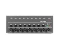 Oaqmvgin Mixeur audio 8 canaux DX800 à très faible bruit pour une | Des commandes intuitives et un étiquetage d'entrée clair permettent une configuration rapide, ce qui rend ce mixeur idéal